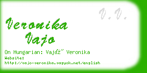 veronika vajo business card